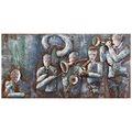 Wall-To-Wall Primo Mixed Media Sculpture - Jazz Band WA2573285